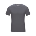 graphite badger pro compression short sleeve shirt front view