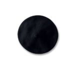 black wool beret hat