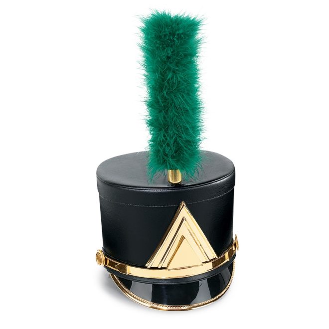 kelly marabou stick up feather shako plume on black shako