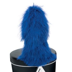 royal fountain marabou feather shako plume on black shako