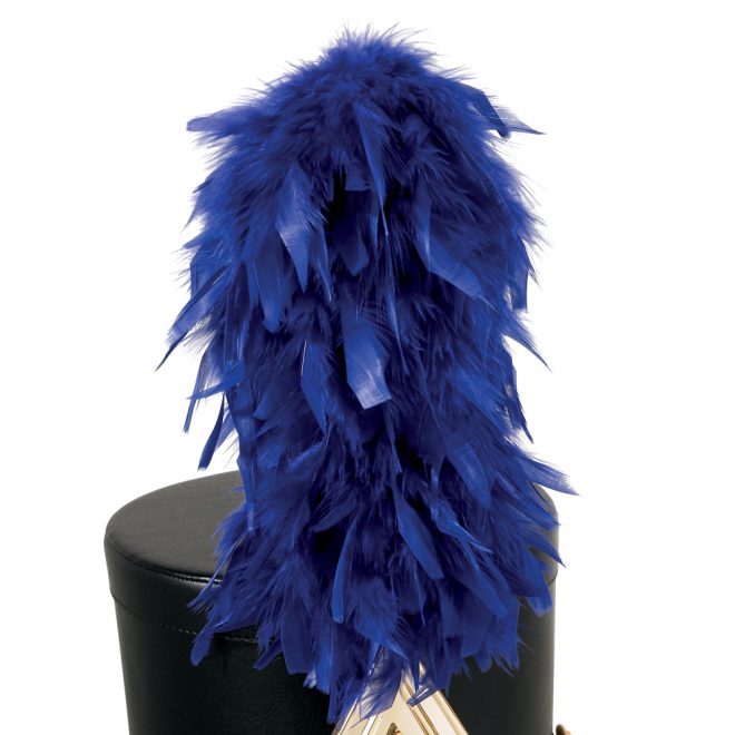 royal french fountain feather shako plume on black shako