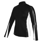 black/white Champion Dazzler Warm Up Jacket 3/4 view