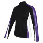 black/purple/white Champion Dazzler Warm Up Jacket 3/4 view