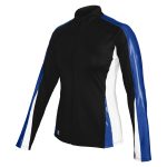 black/royal/white Champion Dazzler Warm Up Jacket 3/4 view