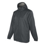 graphite champion stadium hooded jacket front view