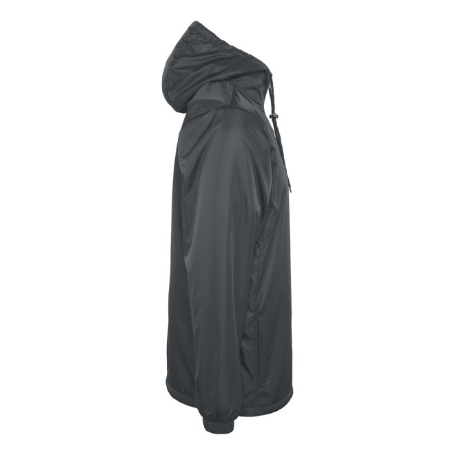 graphite champion stadium hooded jacket side view