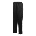 black/black champion break out warm up pant front view