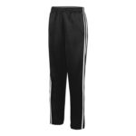 black/white champion break out warm up pant front view