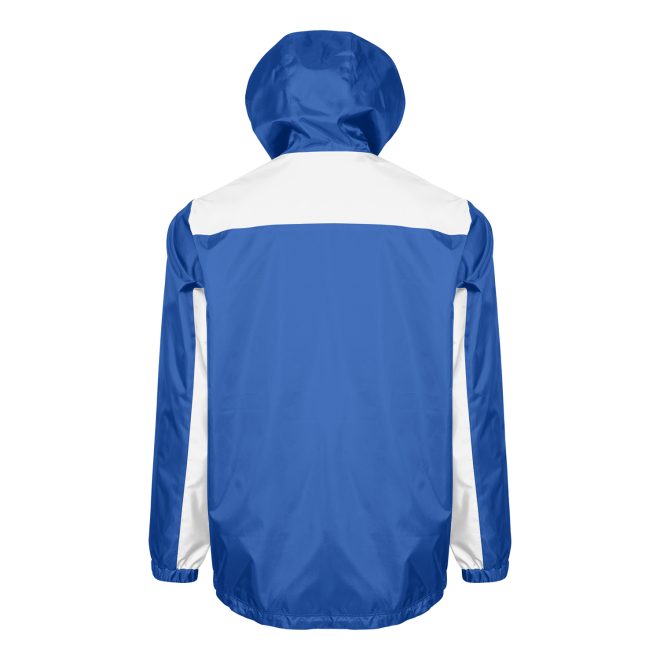 royal/white champion quest warm up jacket back view