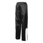 black/white champion quest warm up pant front view