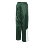 forest/white champion quest warm up pant front view