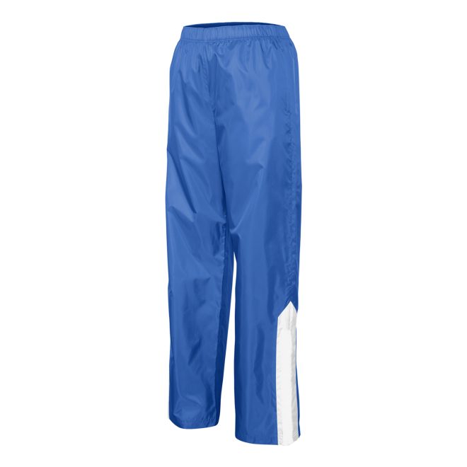 royal/white champion quest warm up pant front view