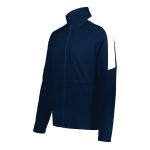 Navy/White Holloway Crosstown Warmup Jacket