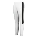 Ladies Black/White Holloway Crosstown Warmup Pants