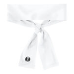 white holloway zoom tie back headband