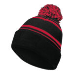 black/scarlet holloway homecoming beanie