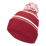 scarlet/white holloway homecoming beanie