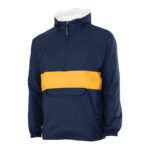 navy/gold charles river classic striped pullover front view