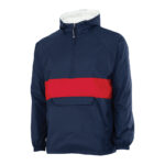 navy/red charles river classic striped pullover front view