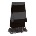 black iron/grey sport tek spectator scarf