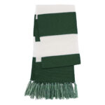 forest green/white sport tek spectator scarf