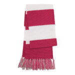 pink raspberry/white sport tek spectator scarf