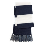 true navy/white sport tek spectator scarf