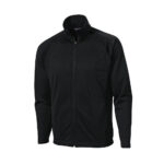 men black sport tek tricot track jacket front view