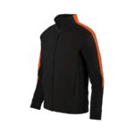 black/orange augusta medalist 2 jacket front view