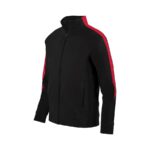 black/red augusta medalist 2 jacket front view