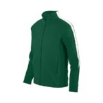 dark green/white augusta medalist 2 jacket front view