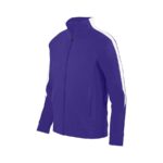 purple/white augusta medalist 2 jacket front view