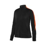 women black/orange augusta medalist 2 jacket front view