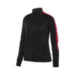 women black/red augusta medalist 2 jacket front view