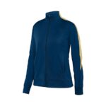 women navy/vegas gold augusta medalist 2 jacket front view