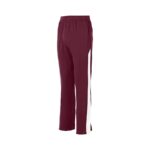 maroon/white augusta medalist 2 pant back view