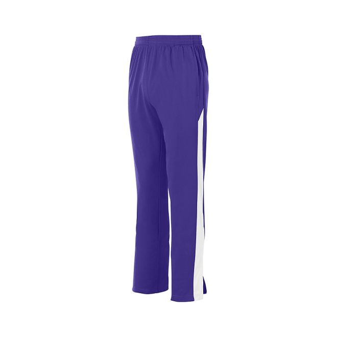 purple/white augusta medalist 2 pant front view