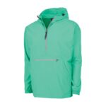 mint charles river pack-n-go pullover front view
