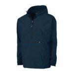 navy charles river pack-n-go pullover front view