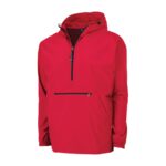 red charles river pack-n-go pullover front view