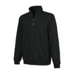 black charles river crosswind quarter zip front view