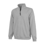 oxford heather charles river crosswind quarter zip front view