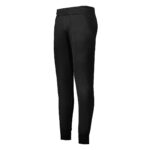 black augusta performance fleece jogger front view