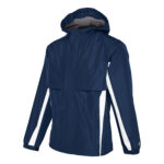 navy/white champion trailblazer warm up jacket front view