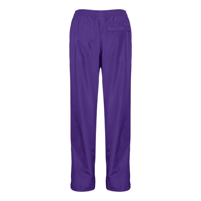 purple champion trailblazer warm up pant back view