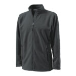 charcoal charles river boundary fleece jacket front view