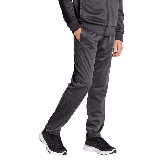 graphite sport tek track jogger front view paired with graphite jacket