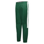 dark green/white holloway series x warm up pant front view