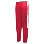 scarlet/white holloway series x warm up pant front view