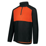 black/orange holloway series x pullover front view